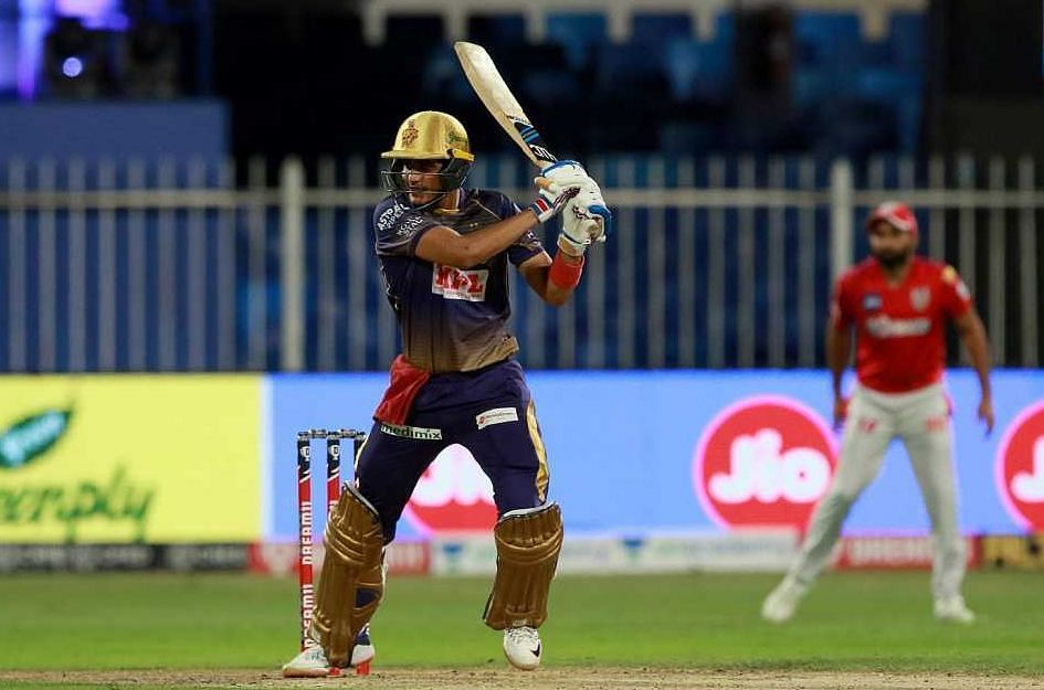 Shubman Gill playing on the off-side vs PBKS